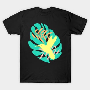 Hummingbird on a leaf T-Shirt